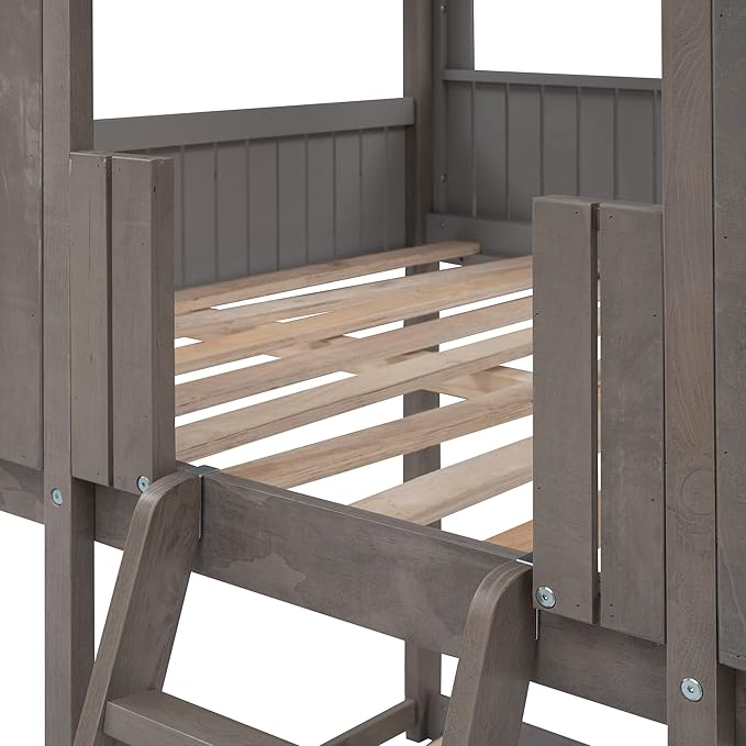 Ball & Cast Full Over Full Size Playhouse Bunk Bed - Image 8