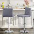 VECELO Adjustable Bar Stools Set of 2, Bar Height Stools by VECELO