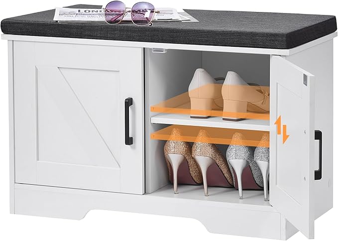 2-Tier Storage Bench, Shoe Bench - Image 9