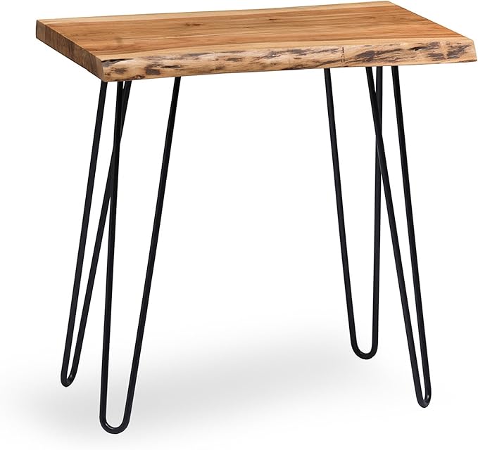 Alaterre Furniture Natural Live Edge End Table - Image 8