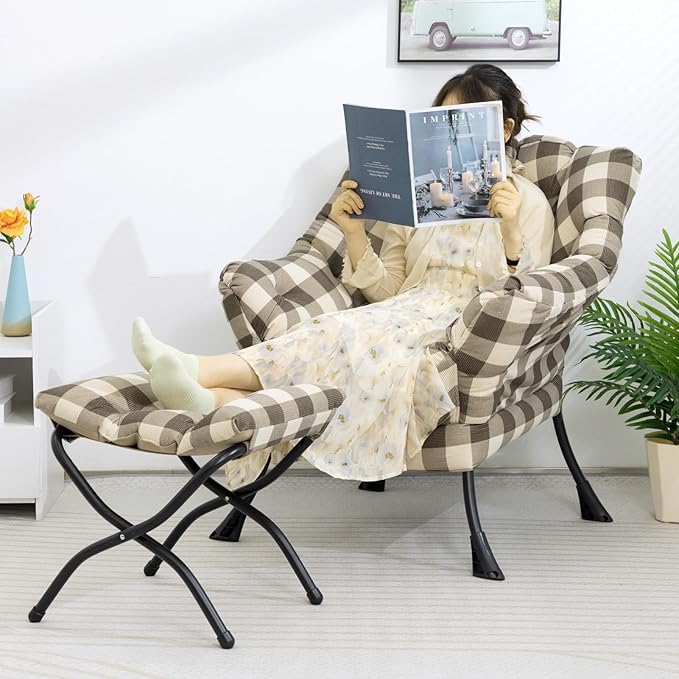 HollyHOME Fabric Lazy Chair - Image 2