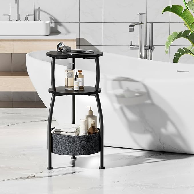Small Round end Table for Living Room - Image 9