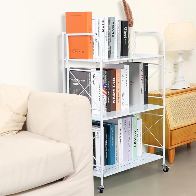 Foldable 5-Tier Metal Shelf - Image 6