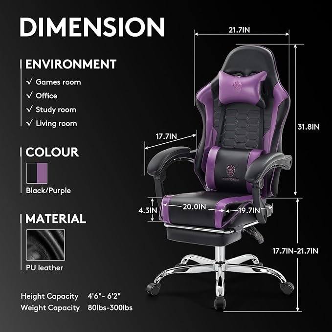 Gaming Chair, Computer Office Chair - Image 3