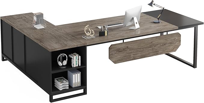 Tribesigns 70.8" Executive Desk - Image 8
