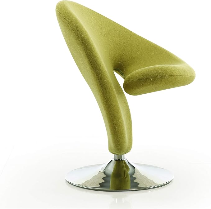 Manhattan Comfort Curl Swivel Accent Chair Set of 2 - Image 5