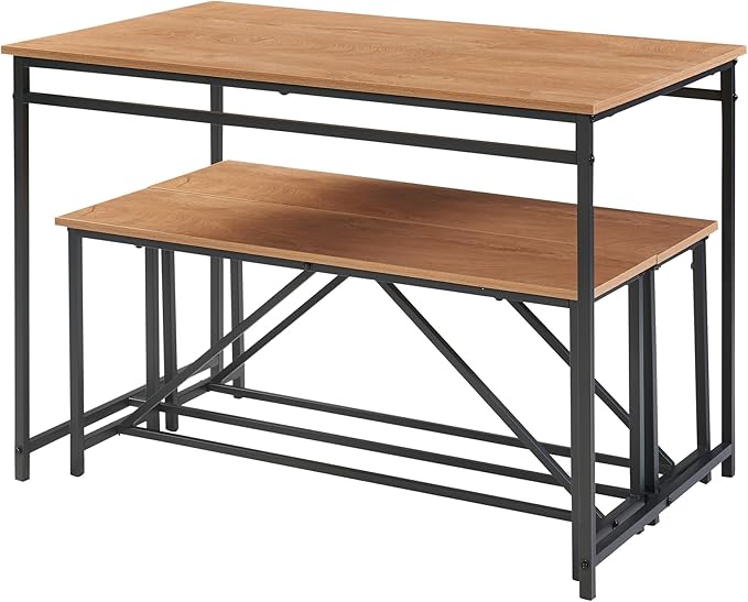 Panana 3 Piece Dining Room Table Set 43 Inch Kitchen Table - Image 3