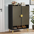 Tribesigns Shoe Cabinet with Doors, 7-Tier Shoe Storage Cabinet with Adjustable by Tribesigns