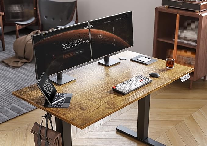 Seang Electric Standing Desk Adjustable Height, 40 x 24 Inch Sit Stand Desk - Image 5