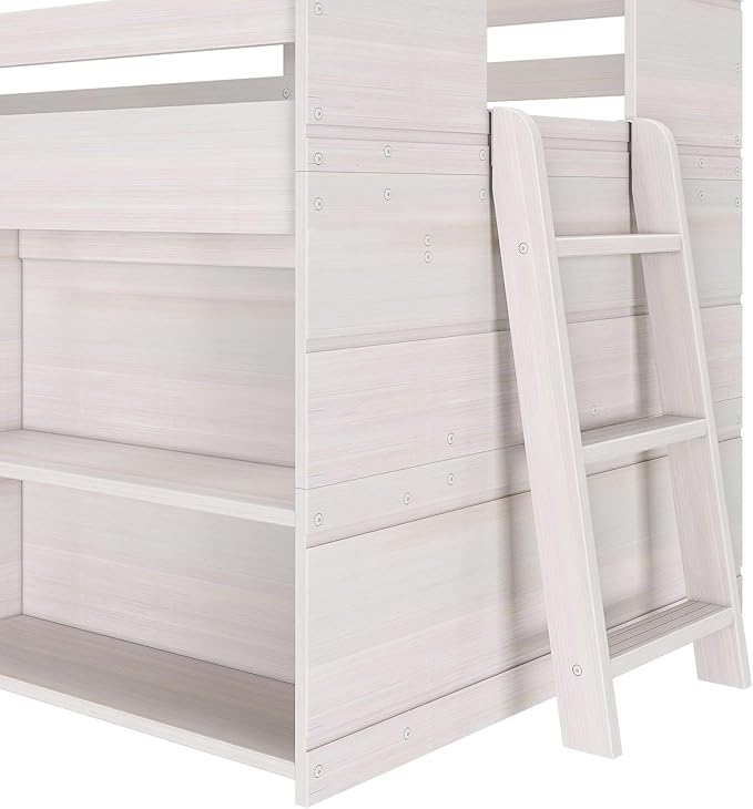 Max & Lily Modern Farmhouse Twin Low Loft Bed - Image 5