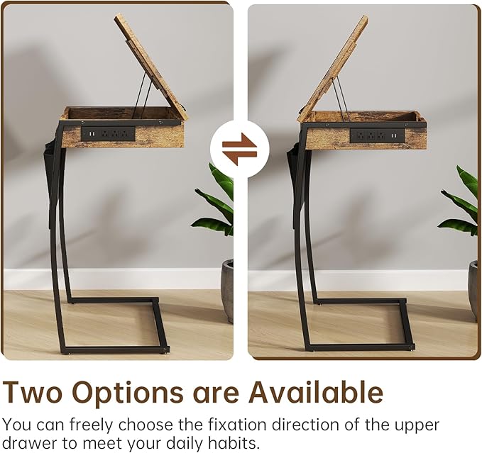 Hadulcet TV Tray Tables, Laptop Stand - Image 9