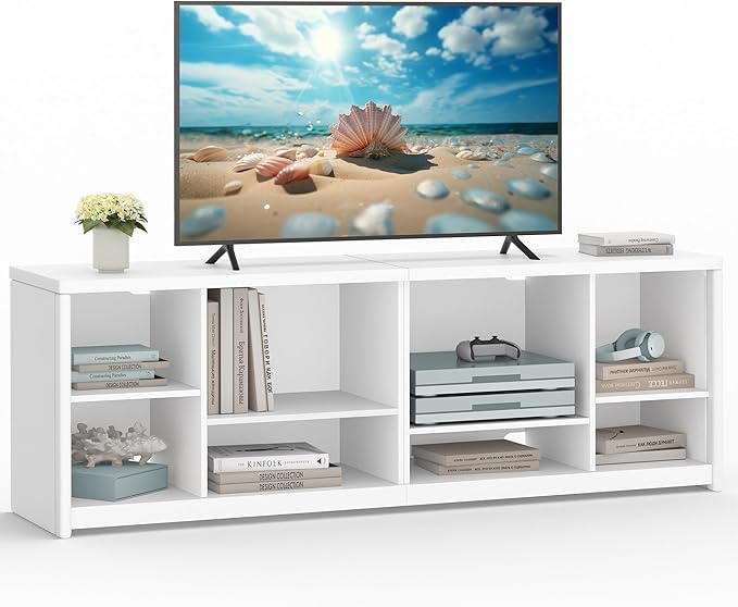 VASAGLE TV Stand for TVs up to 75 Inches, Entertainment Center by VASAGLEbySONGMICSHOME