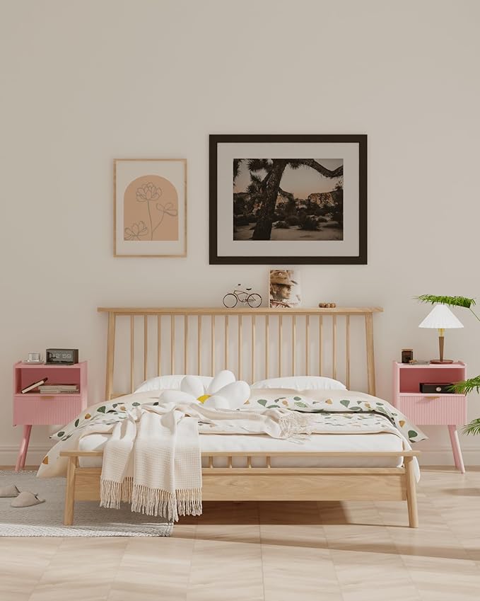 Nightstand, Modern Bedside Table - Image 6