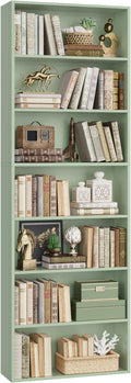 82" Tall Bookshelf, 7-Tier Open Shelves Bookcase, Freestanding Display Storage by FACBOTALL