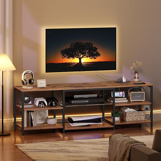 HOOBRO LED TV Stand for 75 Inch TVs - Image 4