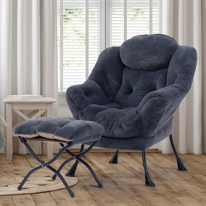 HollyHOME Fabric Lazy Chair - Image 2