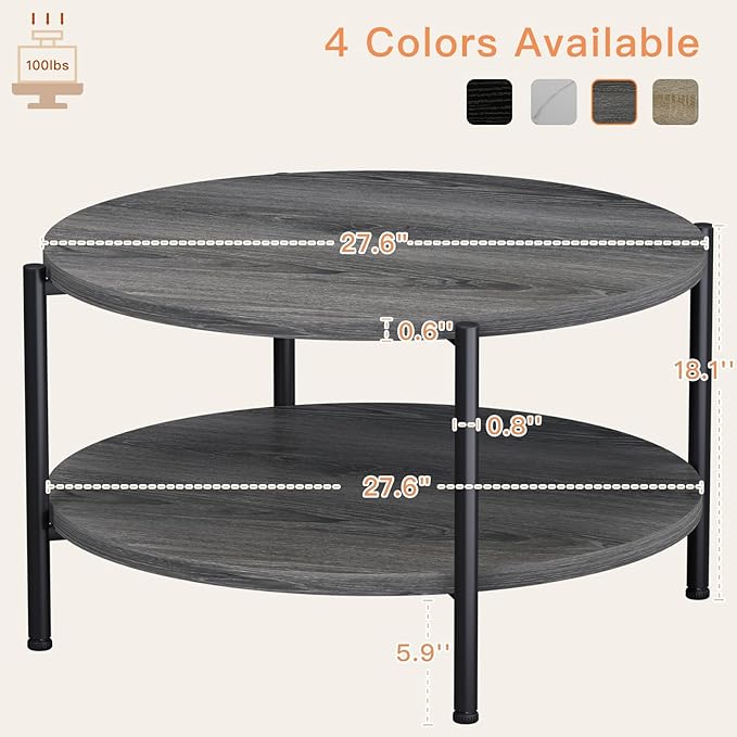 Coffee Table, 2 Tier Coffee Tables - Image 6
