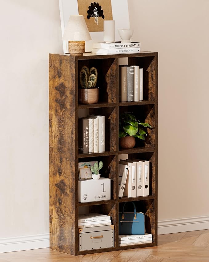 GTPLAYER 8-Cube Storage Organizer, Fits 11" Bins, Vertical or Horizontal Use by GTPLAYER