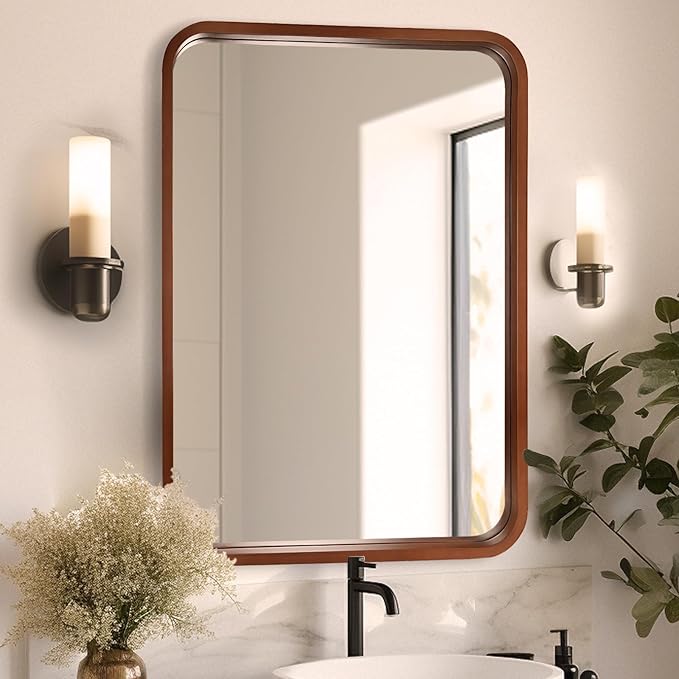 WallBeyond 24x36 Inch Wood Mirror by WallBeyond