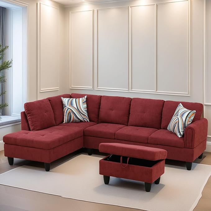 L Shaped Sectional Couches for Living Room, Modern Modular Sectional Sofa - Image 3