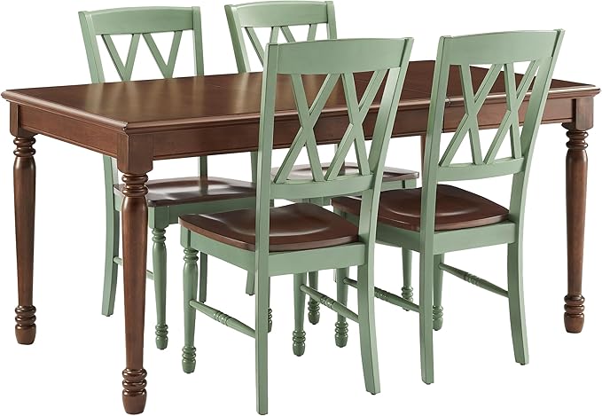 Crosley Furniture Shelby 5-Piece Traditional Dining Table Set by CrosleyFurniture