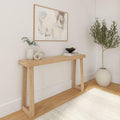 Plank+Beam Solid Wood Console Table, 56 Inch, Sofa Table, Narrow Entryway Table by PlankBeam