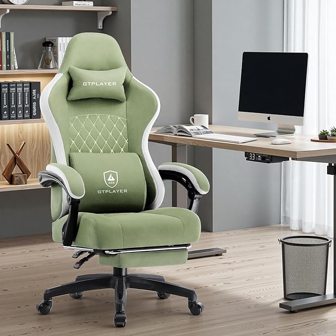 GTPLAYER Office Chair, Gaming Computer Desk Fabric Chair - Image 2