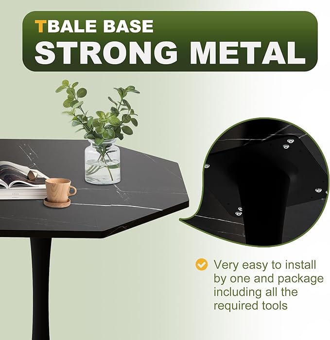Dining Table for 2-4, 31.5" Kitchen Table - Image 5