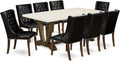 East West Furniture V727FO749-9 9 Piece Modern Dining Table Set Includes a by EastWestFurniture