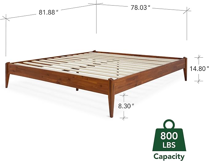 Bme Dinkee King Bed Frame Wood 15 Inch - Image 2