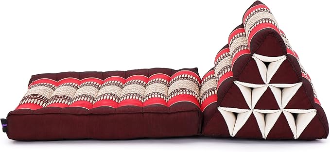 Leewadee 1-Fold Mat with Triangle Cushion – Comfortable TV Pillow, Foldable - Image 7
