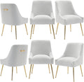 Dining Chairs Medieval Modern Restaurant Chairs, Soft Cushions, Teddy Velvet by RESTWORLD
