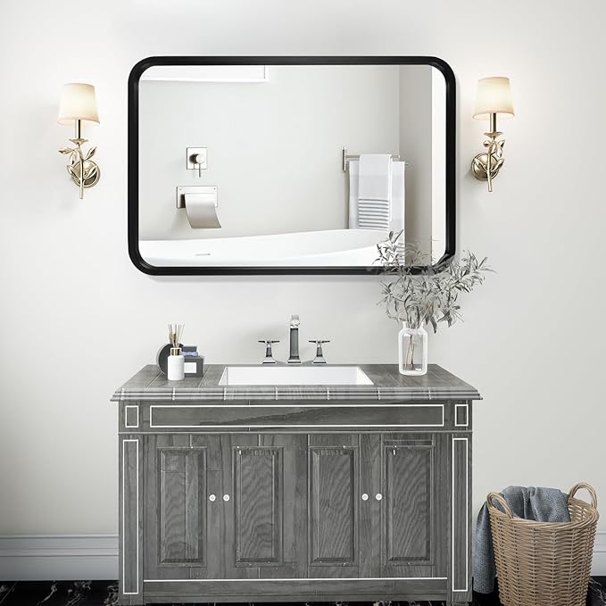 WallBeyond 20x30 Inch Wood Mirror - Image 3