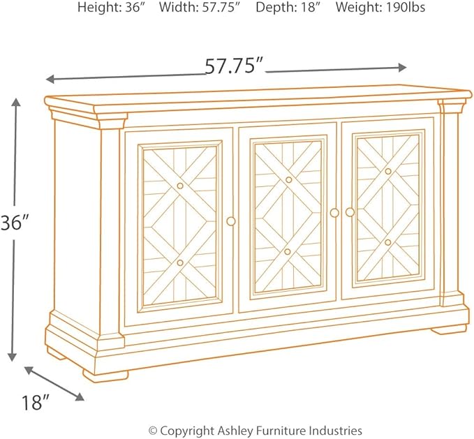 Signature Design by Ashley Bolanburg French Country Dining Room Server - Image 21