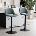 YOUNIKE Bar Stools Set of 2 Modern Swivel Barstools, Adjustable Counter Height by YOUNIKE