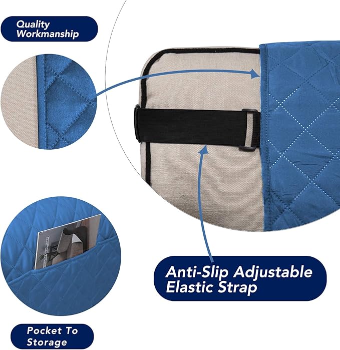 PureFit Reversible Sofa Couch Cover Water Resistant Couch Covers - Image 3