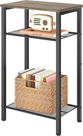 Hoctieon 3 Tier End Table, Telephone Table, Tall Side Table by Hoctieon