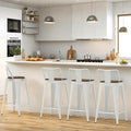 30 Inch Swivel Bar Stools Set of 4, Counter Height Bar Stools by Homvinax