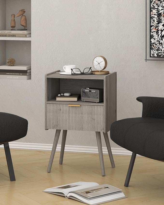 Nightstand, Modern Bedside Table - Image 7