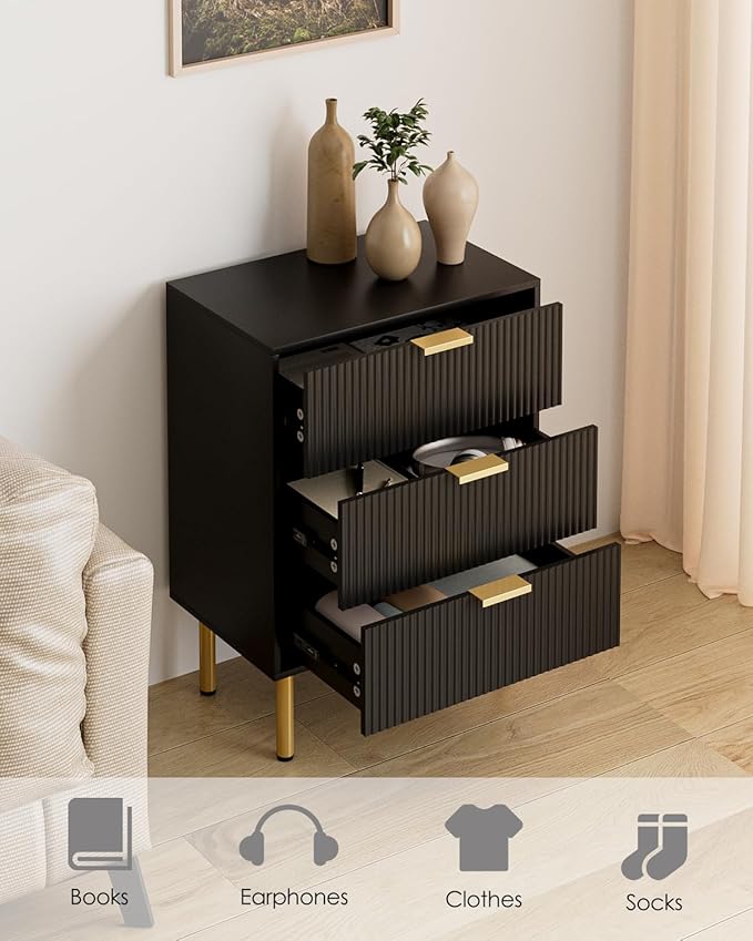 Night Stand, Tall Bedside Table - Image 4