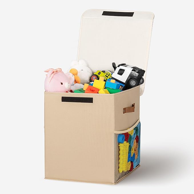 40L Large Toy Storage Box with Lid, Large Toy Box Chest by Unknown