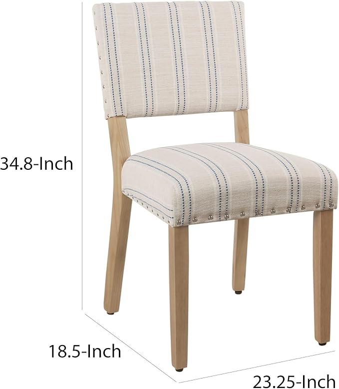Homepop Home Decor | Upholstered Dining Chairs | Dining Chairs Set of 2 - Image 3