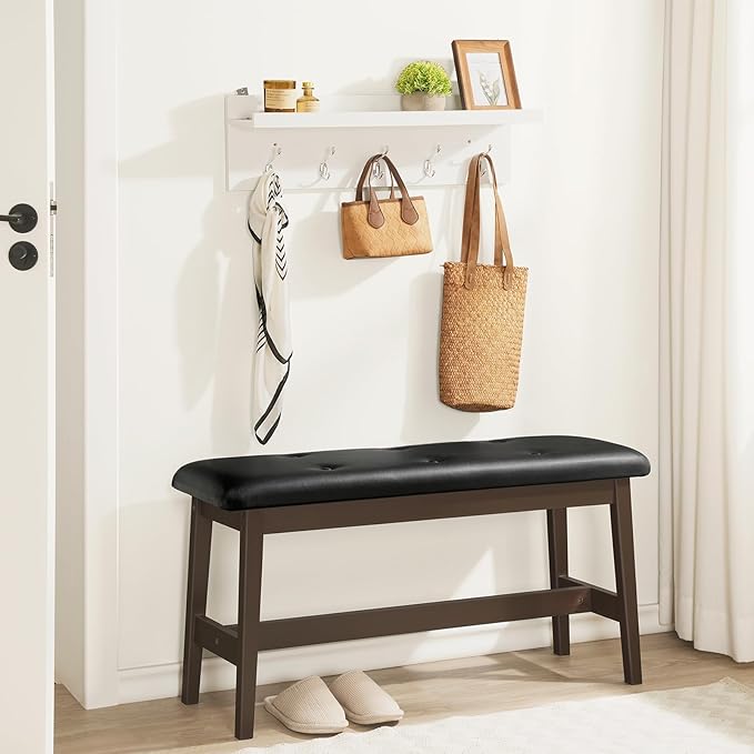 HOOBRO Dining Bench, Bamboo Dining Room Bench - Image 4