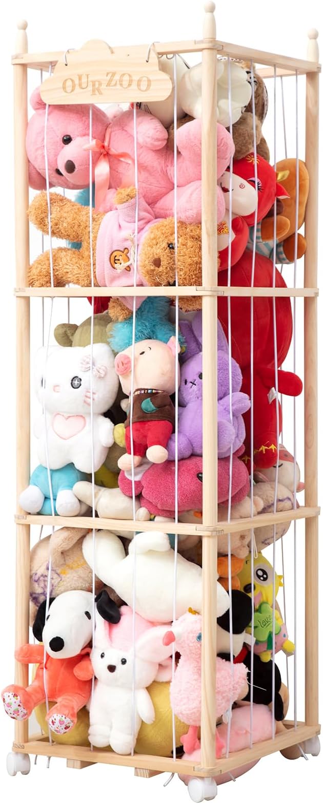 Stuffed Animal Storage Organizer, Zoo Toy Storage Holder by Nuoex