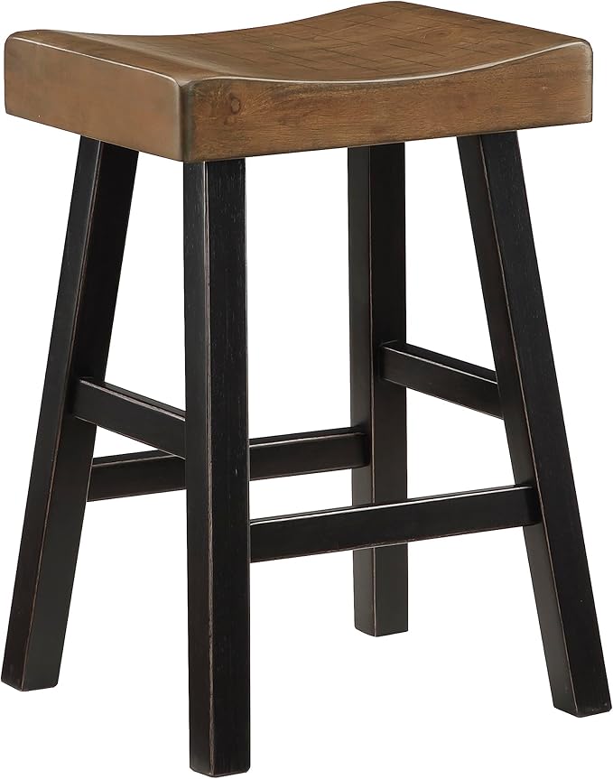Lexicon Saddle Bar Stools Set of 2 Barstools - Image 3