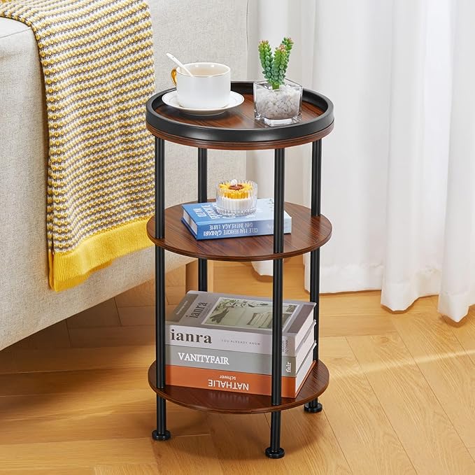 Side Table, Small Round Side Table - Image 5