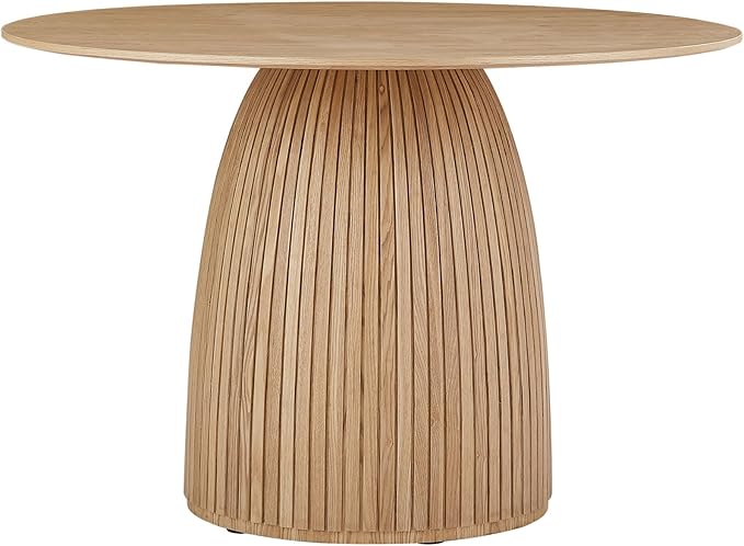 Wooden Kitchen Round Dining Table by Unknown