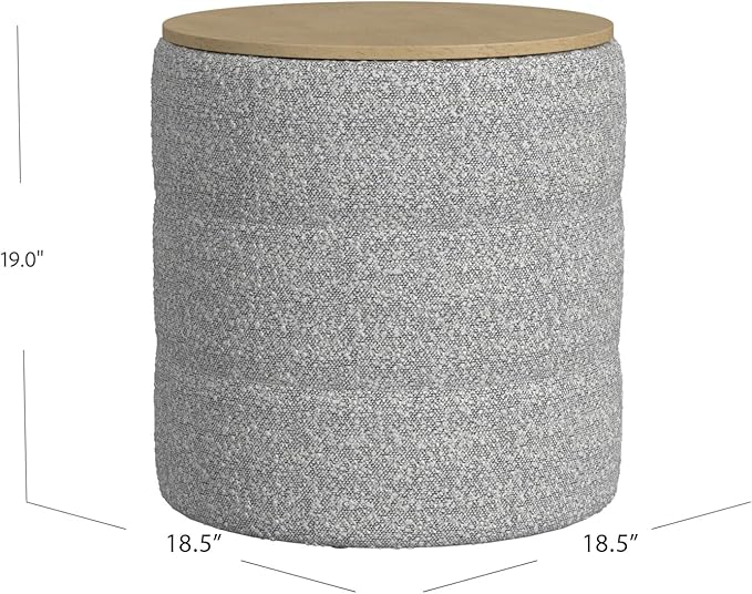 HomePop Channel Storage Ottoman - Image 3