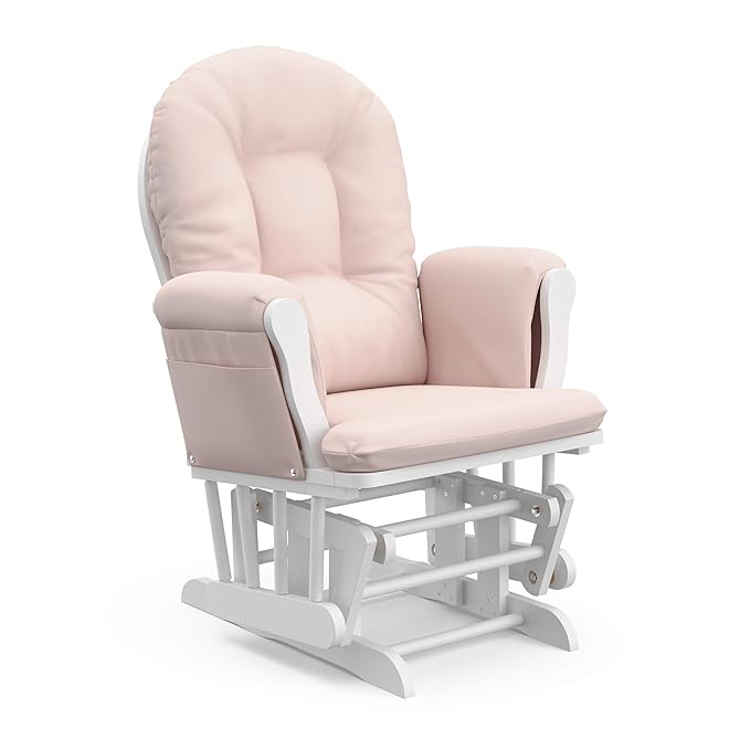 Storkcraft Premium Hoop Glider & Ottoman — GREENGUARD Gold Certified Nursery - Image 13