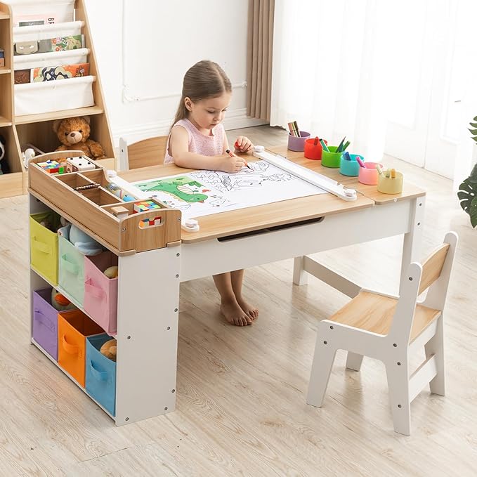 Kids Art Table and Chair by IKALIFE